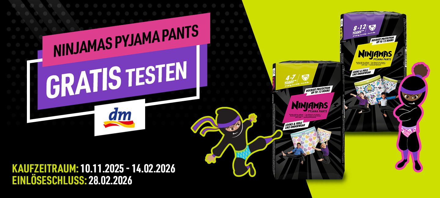 Pampers Ninjamas Pyjama Pants [gratis testen, Geld zurück!]